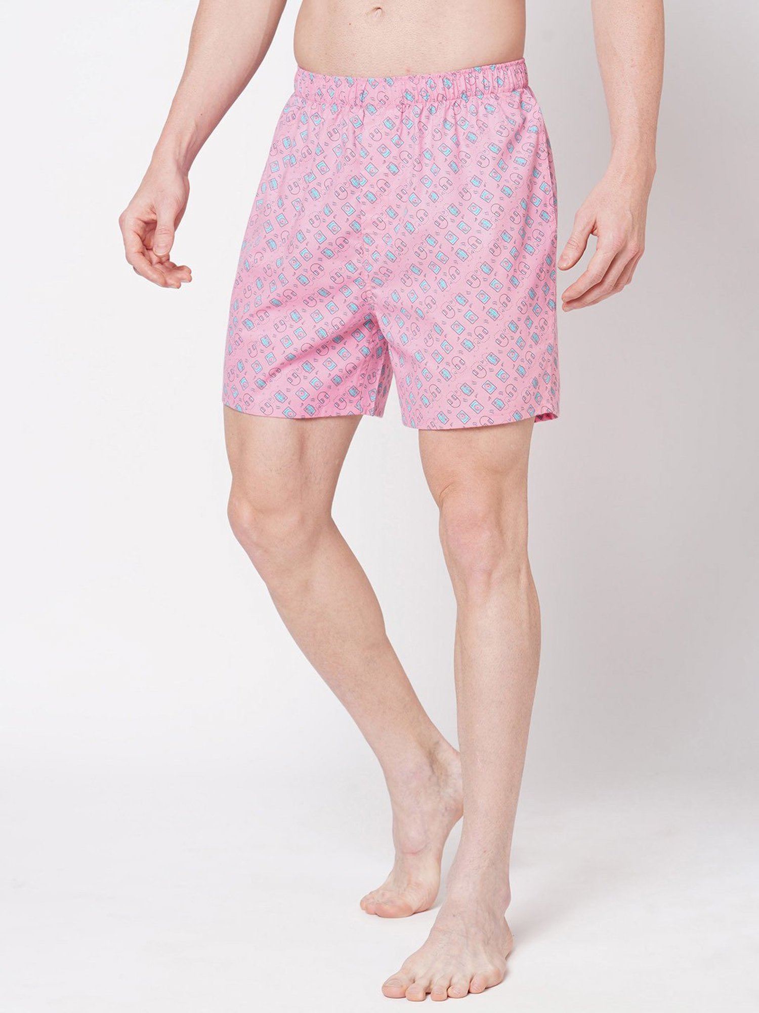 Fitz Multicolor Printed Boxer Shorts - Pack of 3