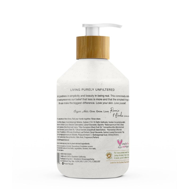 Raw Sugar Moisture Loving Hand Wash White Grapefruit + Rosemary - 16.9 fl oz