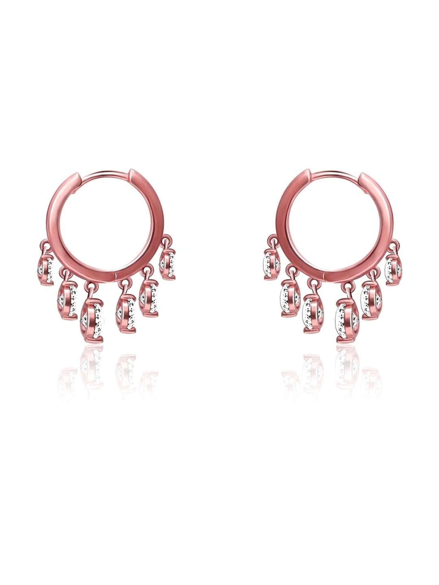 GIVA Anushka Sharma 92.5 Sterling Silver Charm Earrings for Women