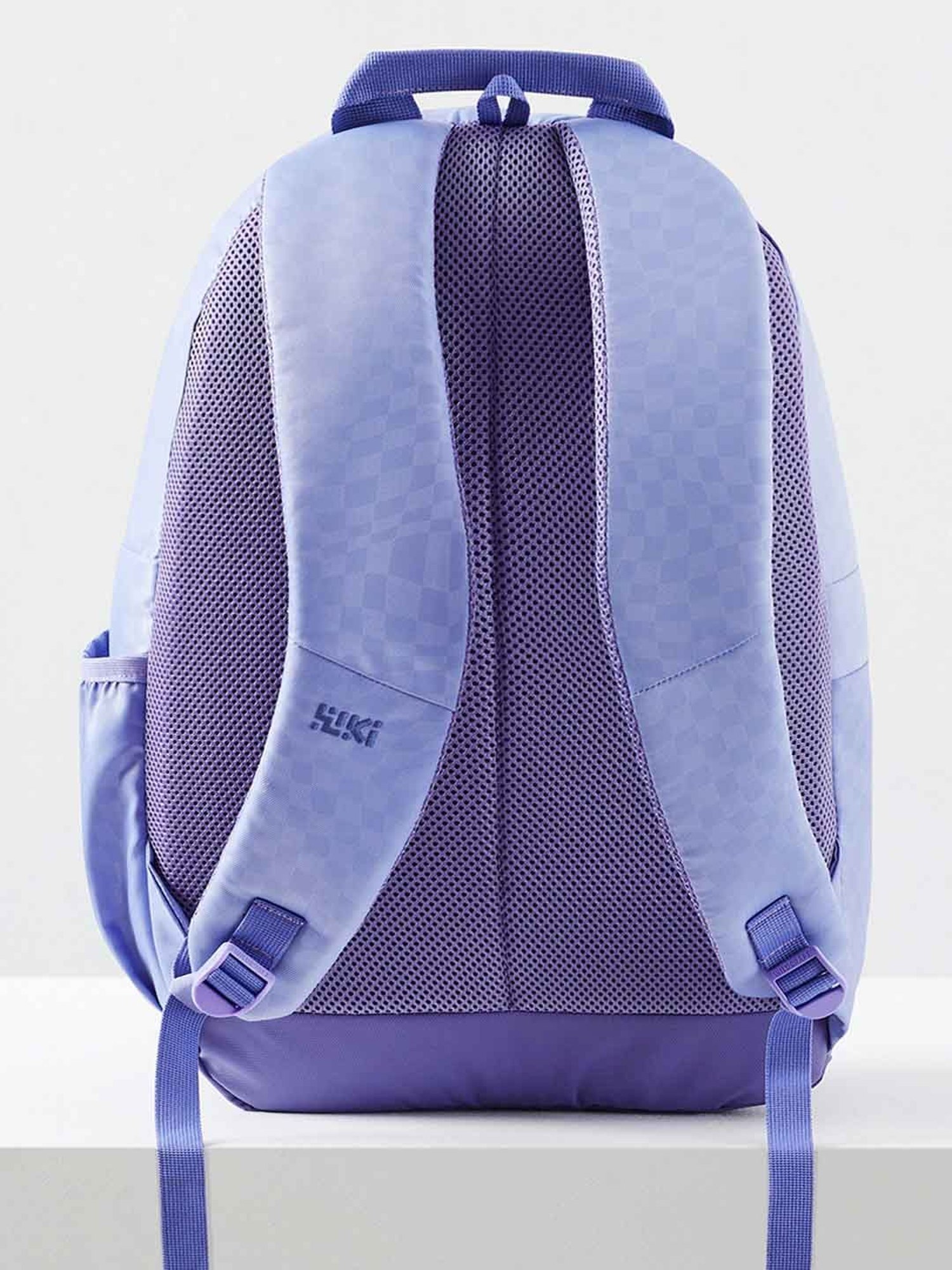 Wiki Back to School Purple Polyester Printed Backpack - 18 Ltrs