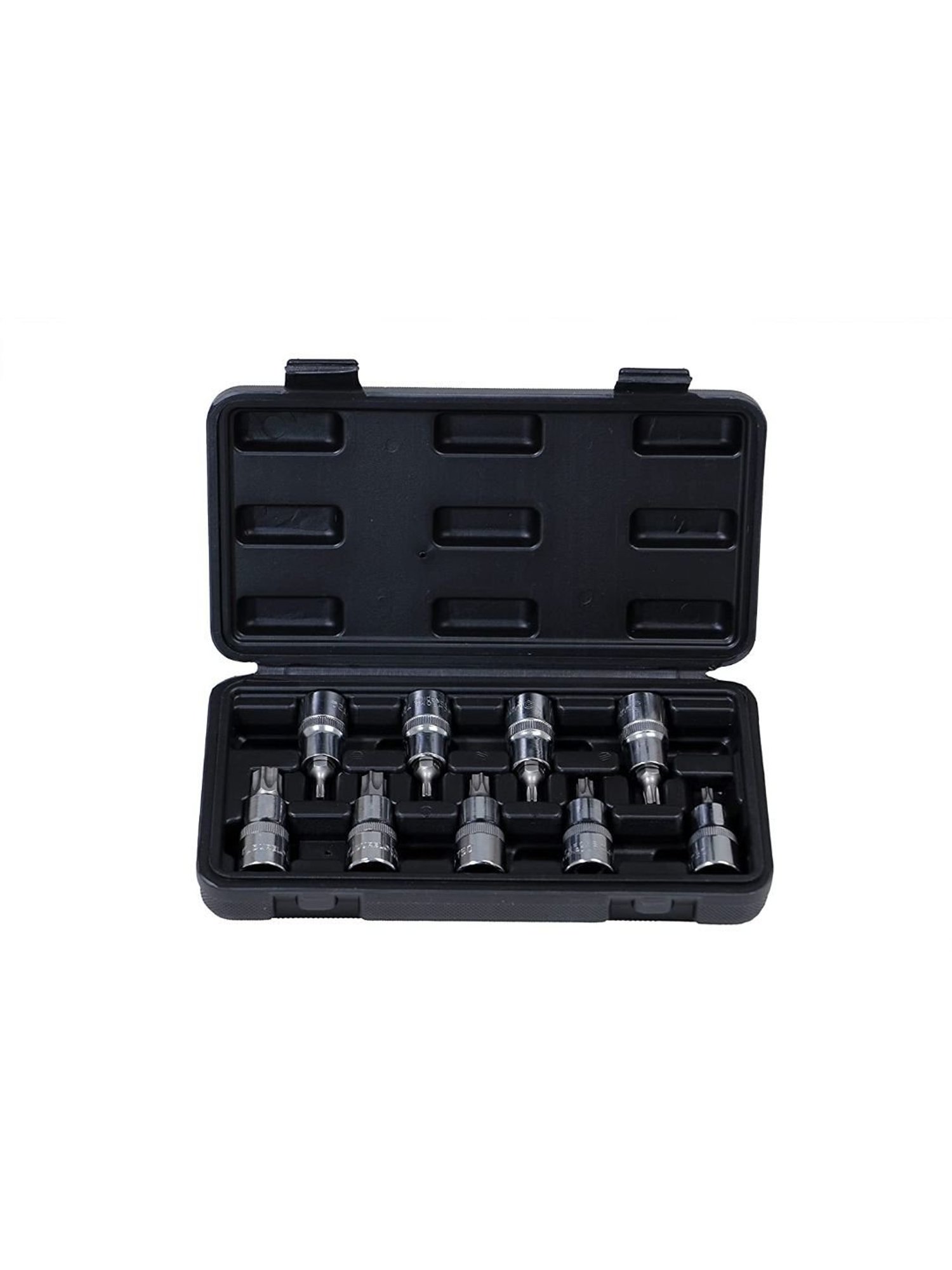 Durelo D-BS9T 1-2 inch Drive Torx Bit Socket Set - 9 Pcs