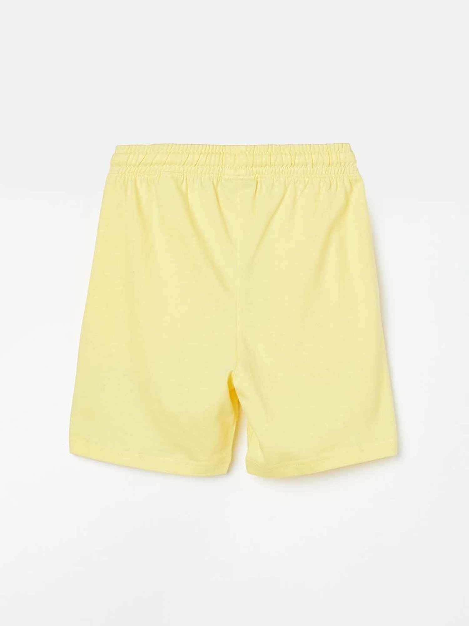 Fame Forever by Lifestyle Kids Yellow & Blue Cotton Printed Shorts