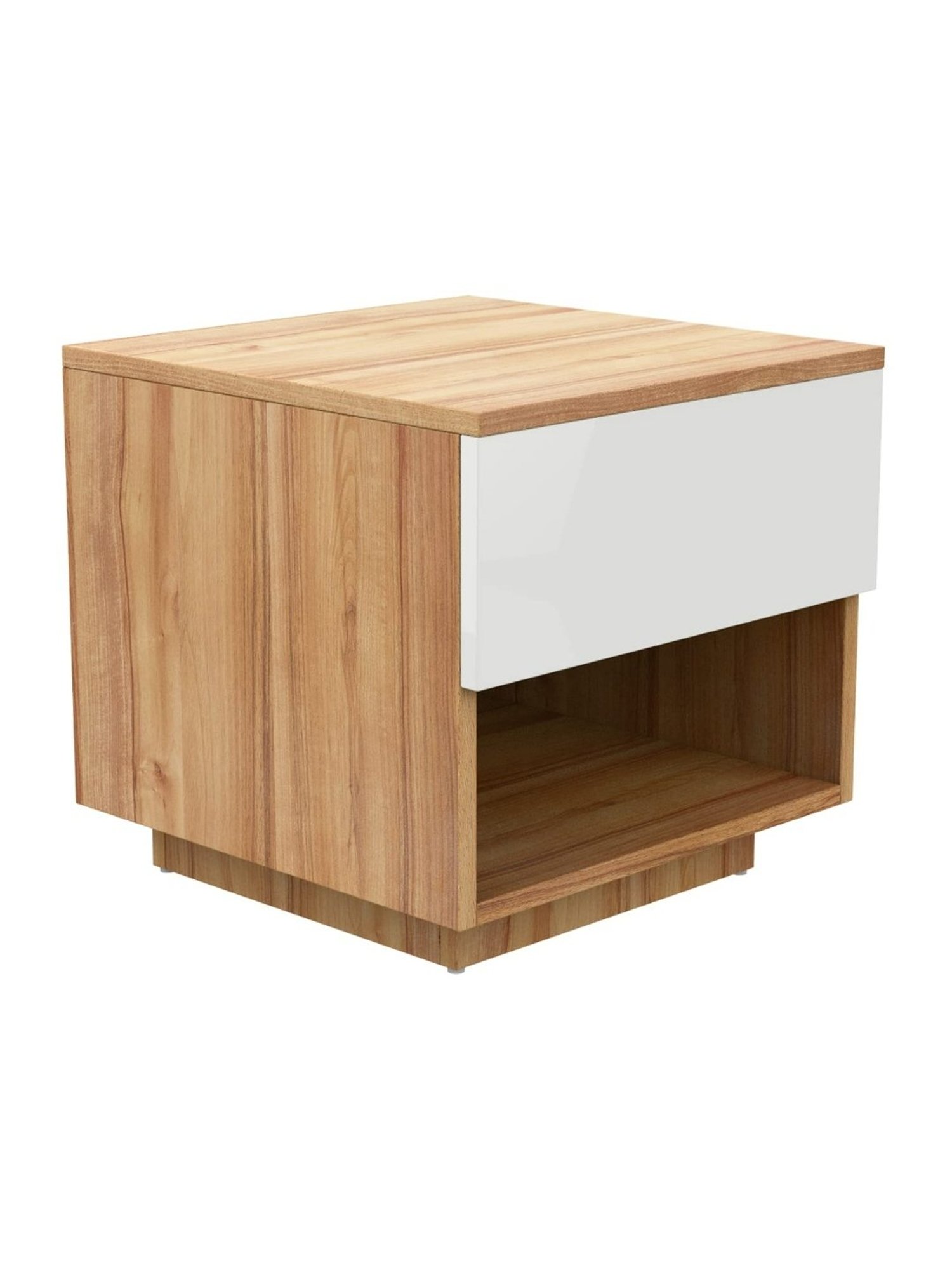 Godrej Interio Harmony Remini Walnut Engineered Wood Corner Table