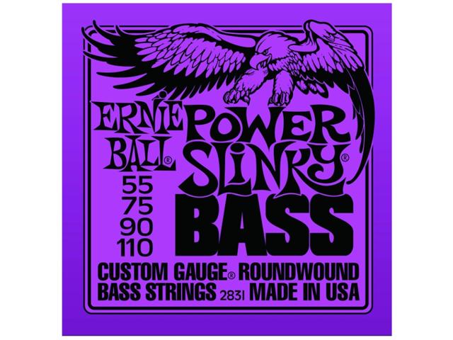 Ernie Ball Power Slinky Bass Strings, 55-110
