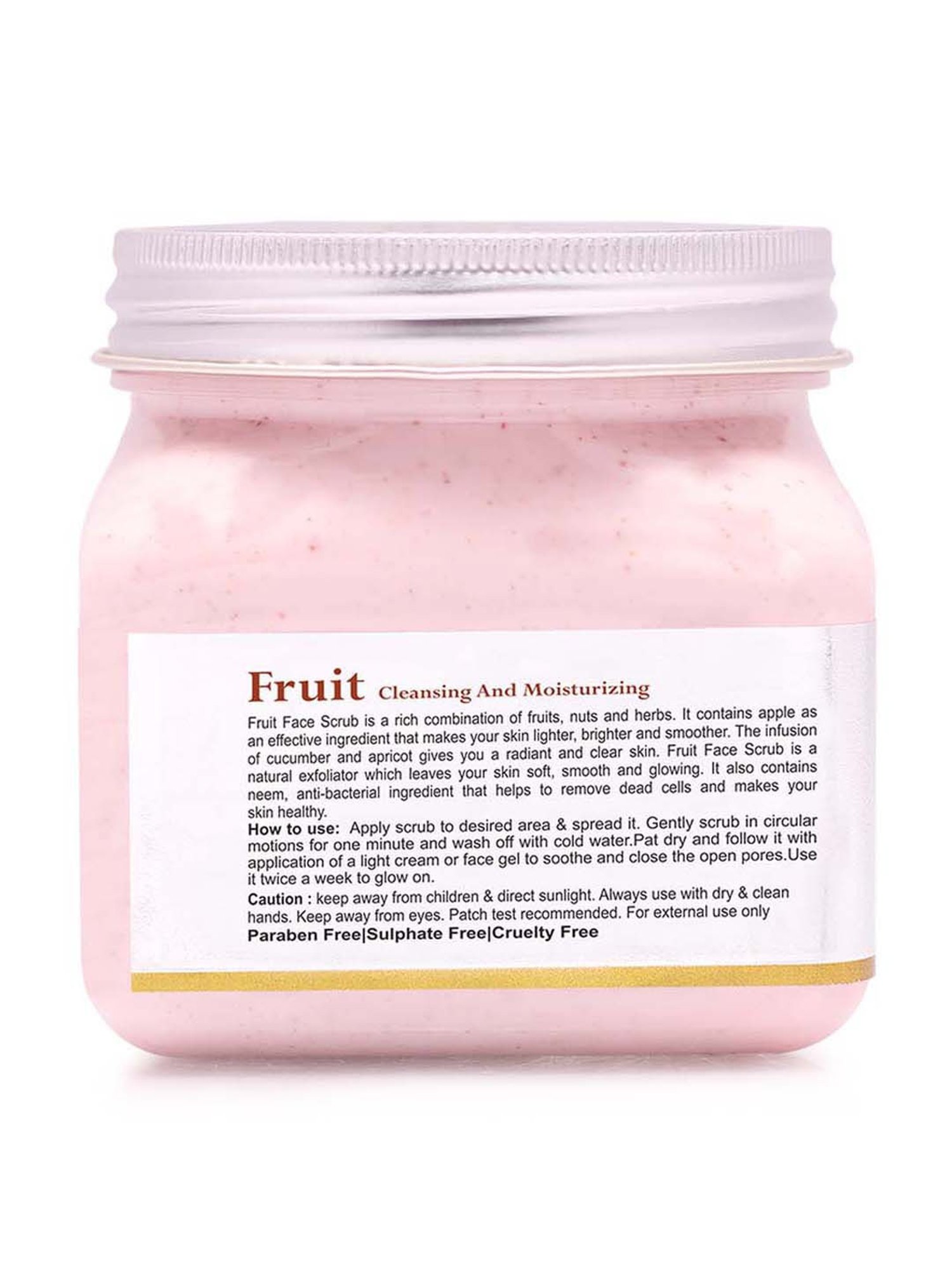 Fruit Cleasing & Moisturizing Scrub - 380 ml