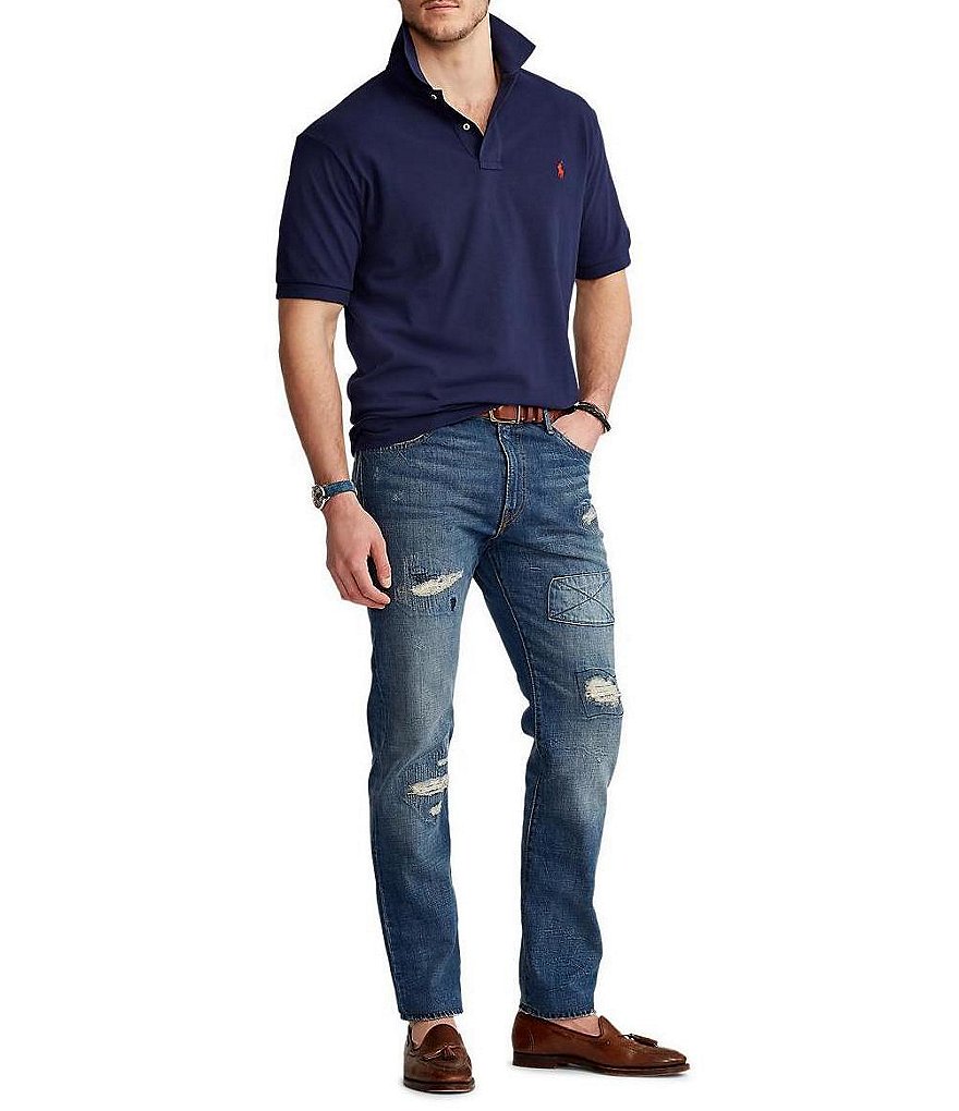 Cutter & Buck Big & Tall Prospect Textured Performance Stretch Short-Sleeve Polo Shirt