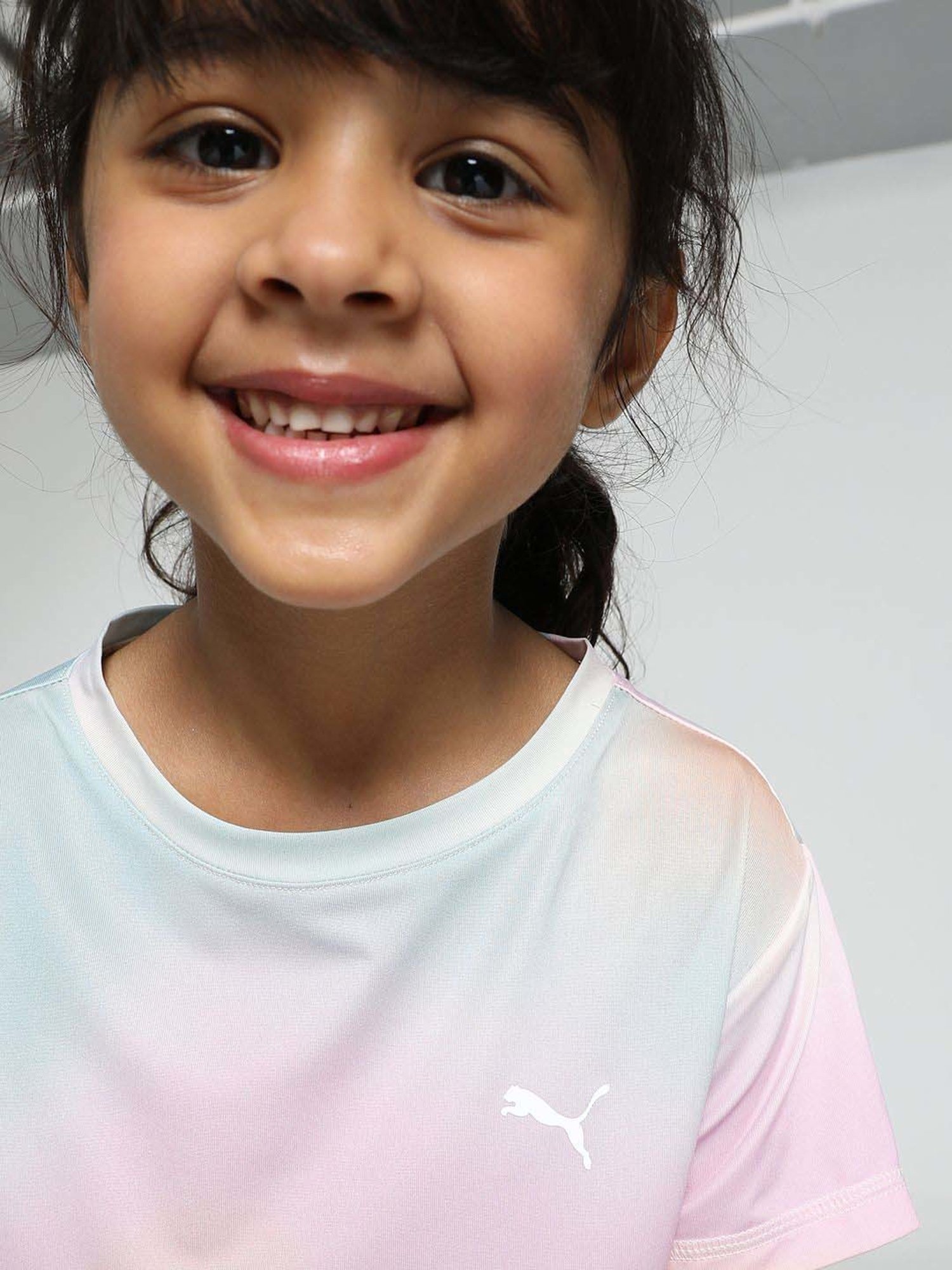 Puma Kids TRAIN FAVORITE Multicolor Logo Tee