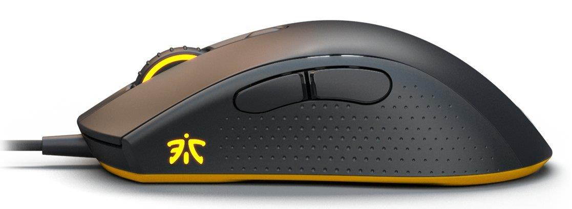 Fnatic Flick 2 Pro Gaming Esports Mouse (Pixart Optical Sensor with 12,000 CPI, 6 Buttons, Mechanical Mouse Switches, Multi-Color RGB Backlit, Ambidextrous) - Black