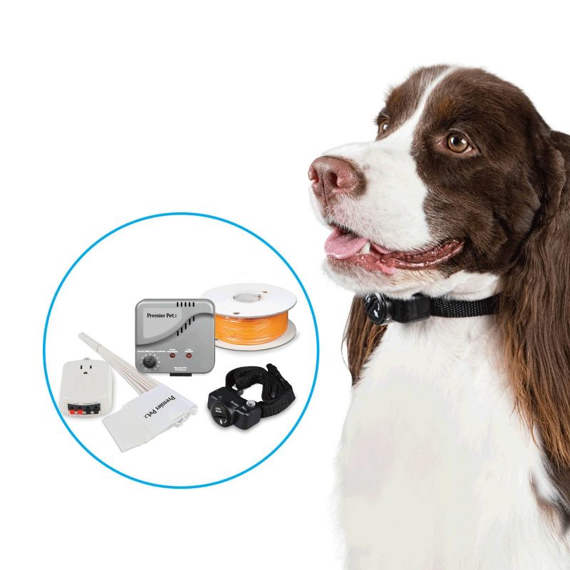 Premier Pet Dog and Cat Pet In-Ground Fence - Black