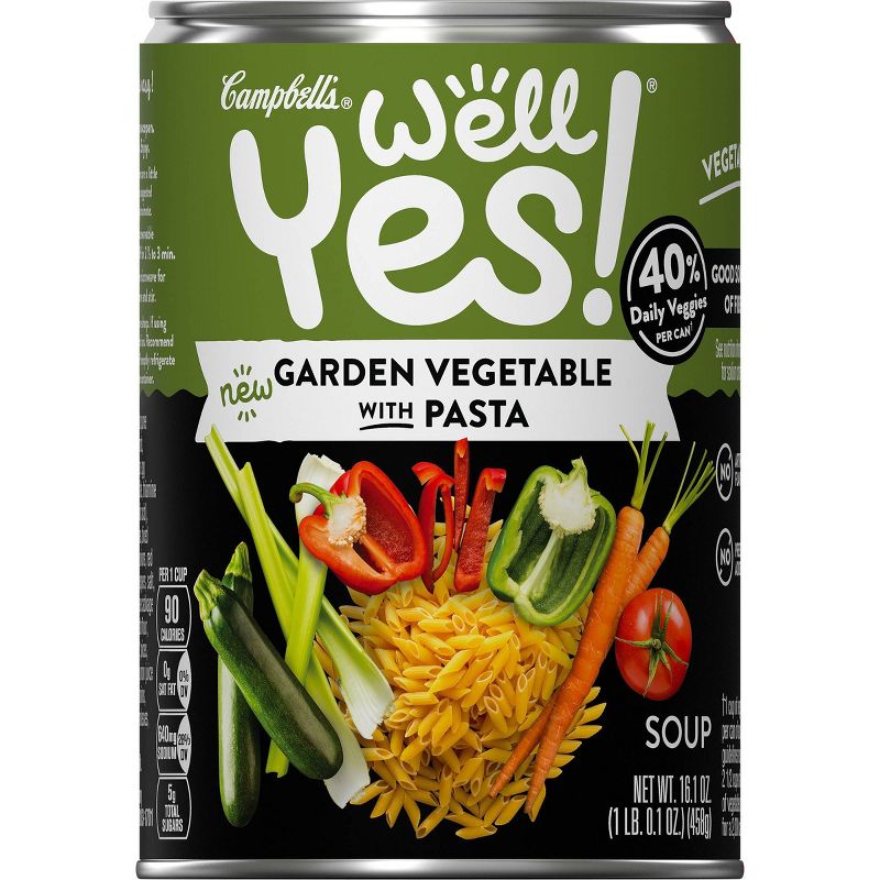Campbell's Well Yes! Vegetable Noodle Soup Lightly Salted - 16.1oz