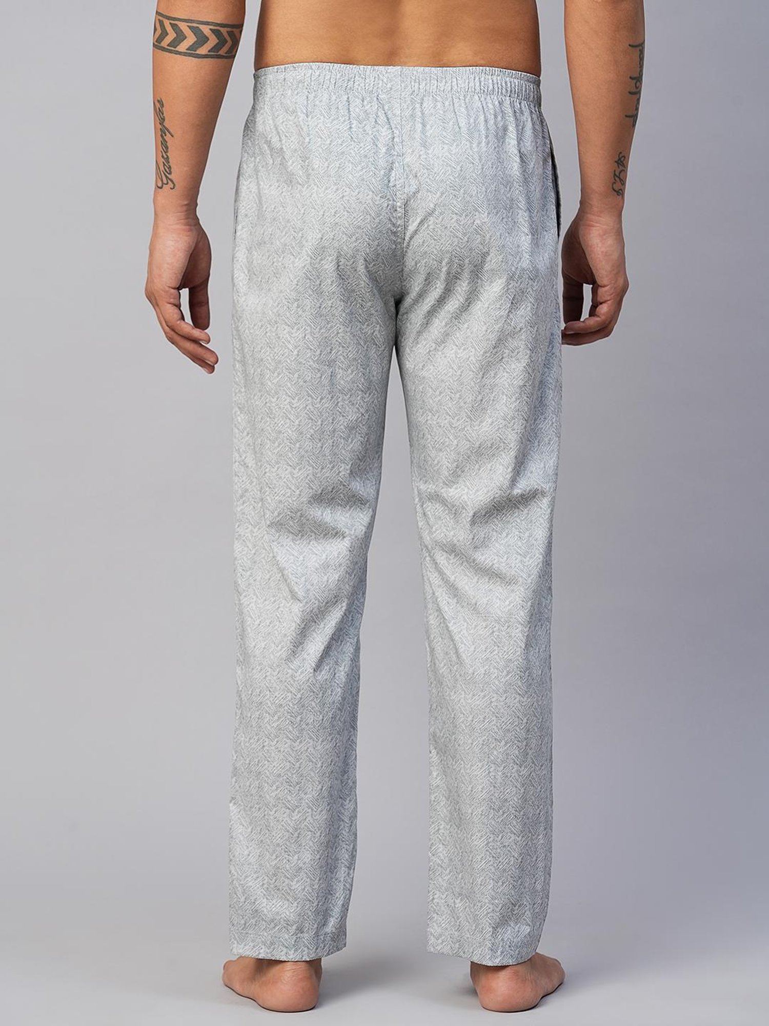 Crimsoune Club White Cotton Regular Fit Printed Lounge Shorts