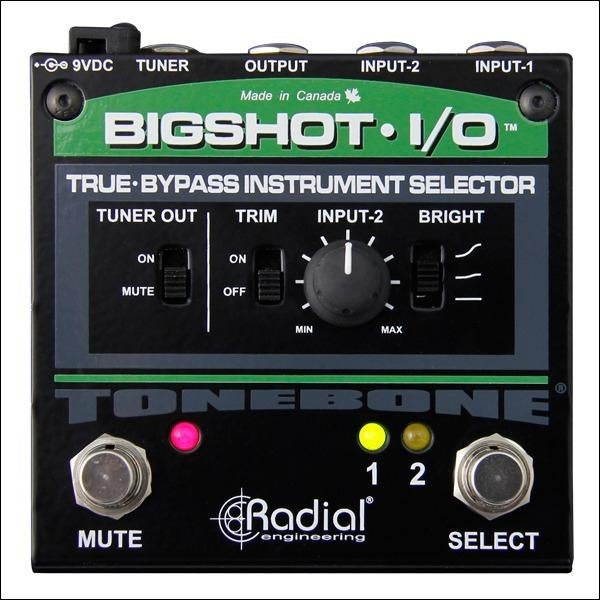Radial BigShot i/o True Bypass Instrument Selector