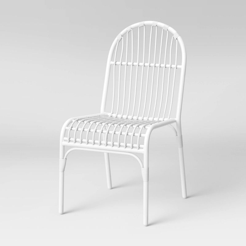 3pc Steel Bistro Set Gray - Nuu Garden