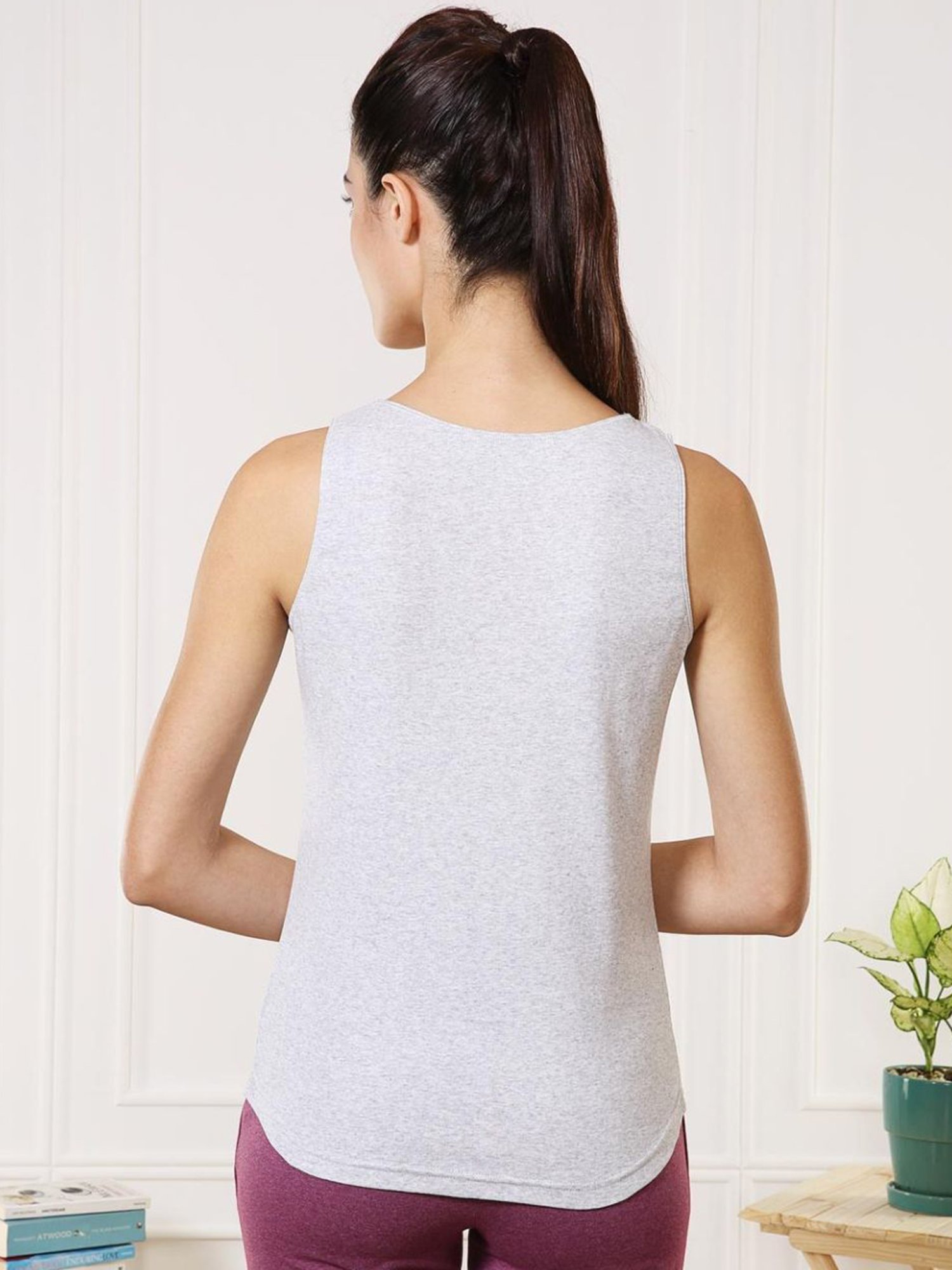 Enamor White Non-Padded Camisole