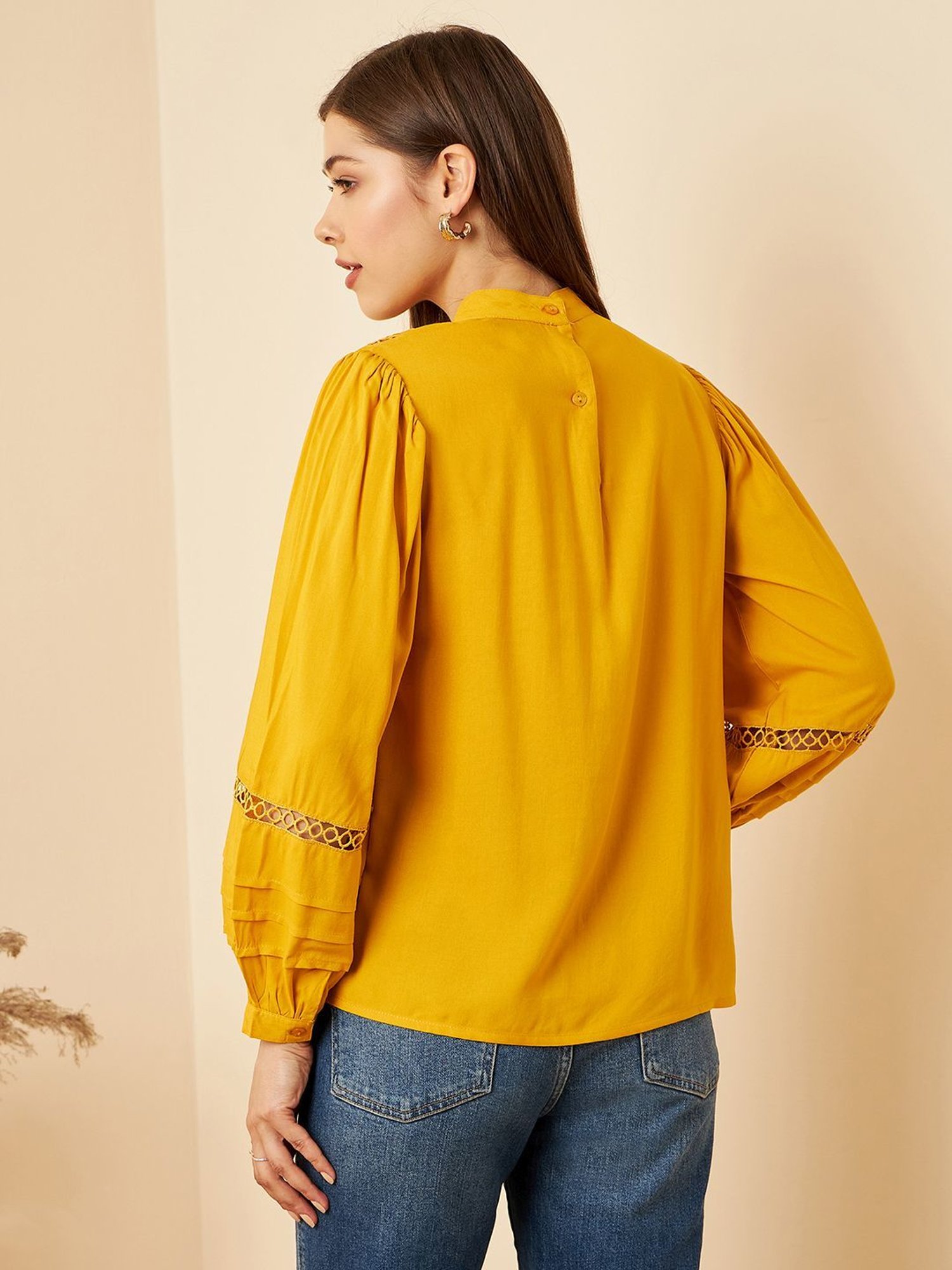 Rare Mustard Full Sleeves Top