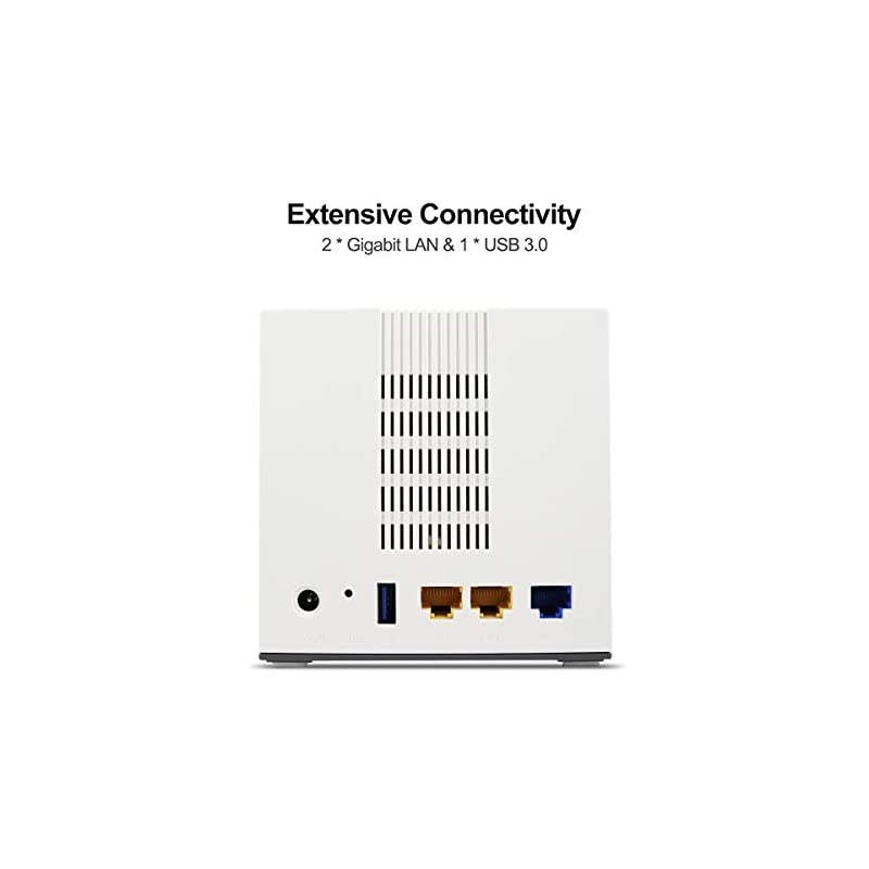 WiFi 6 Router AX for Whole Home Dual Band Wireless Router with 2 Gigabit Ethernet Ports 80211ax Up to 1500 sq ft Coverage 40+ Devices OFDMA MUMIMO WDS Adaptive Qos Parent Control