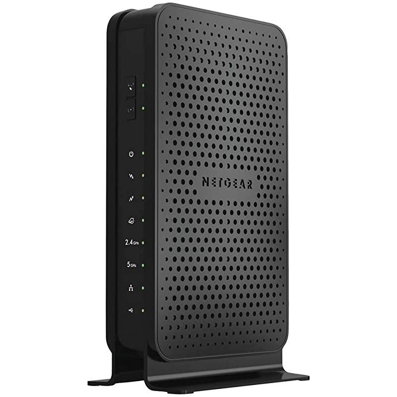C3700-100NAR C3700-NAR DOCSIS 3.0 WiFi Cable Modem Router with N600 8x4 Download speeds for Xfinity from Comcast, Spectrum, Cox, Cablevision (Renewed)
