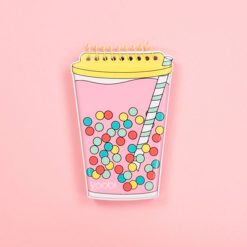 Yoobi™ 80sheet College Ruled 1 Subject Mini Spiral Notebook Puffy Boba