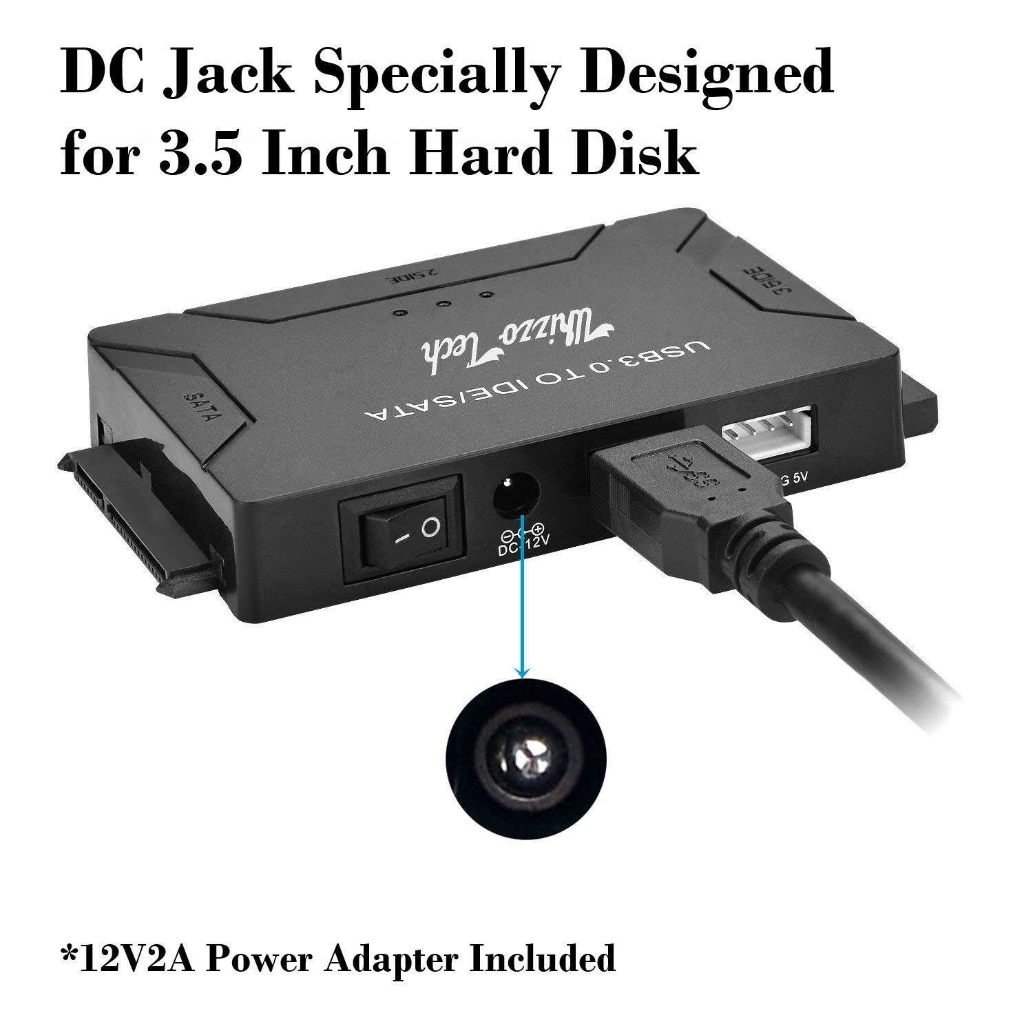 USB 3.0 to IDE/SATA Converter Adapter Kit For 2.5"/3.5" SATA/IDE/SSD Hard Drive