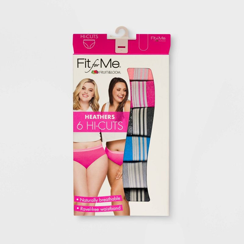 Fruit of the Loom Women's Breathable Mid-Rise Briefs 4+2 Bonus Pack - 9