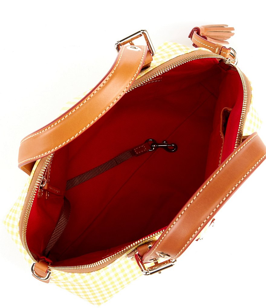 Dooney & Bourke Gingham Collection Small Audrey Satchel Bag