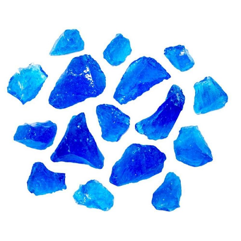 American Fireglass 10 LB Bag 1/2 Inch Reflective Fireplace & Firepit Fire Glass, Copper