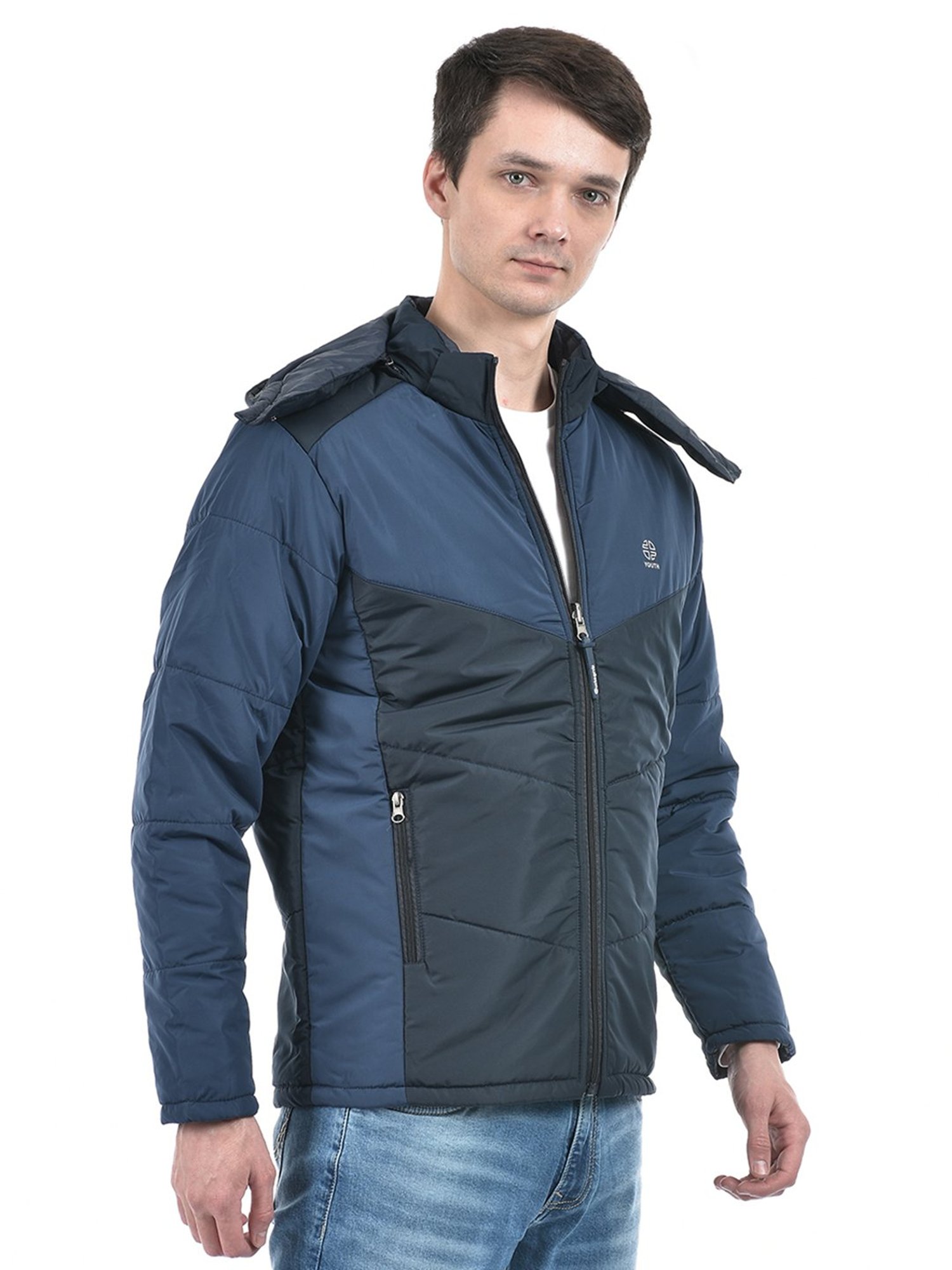 Integriti Denim Navy Regular Fit Reversible Jacket