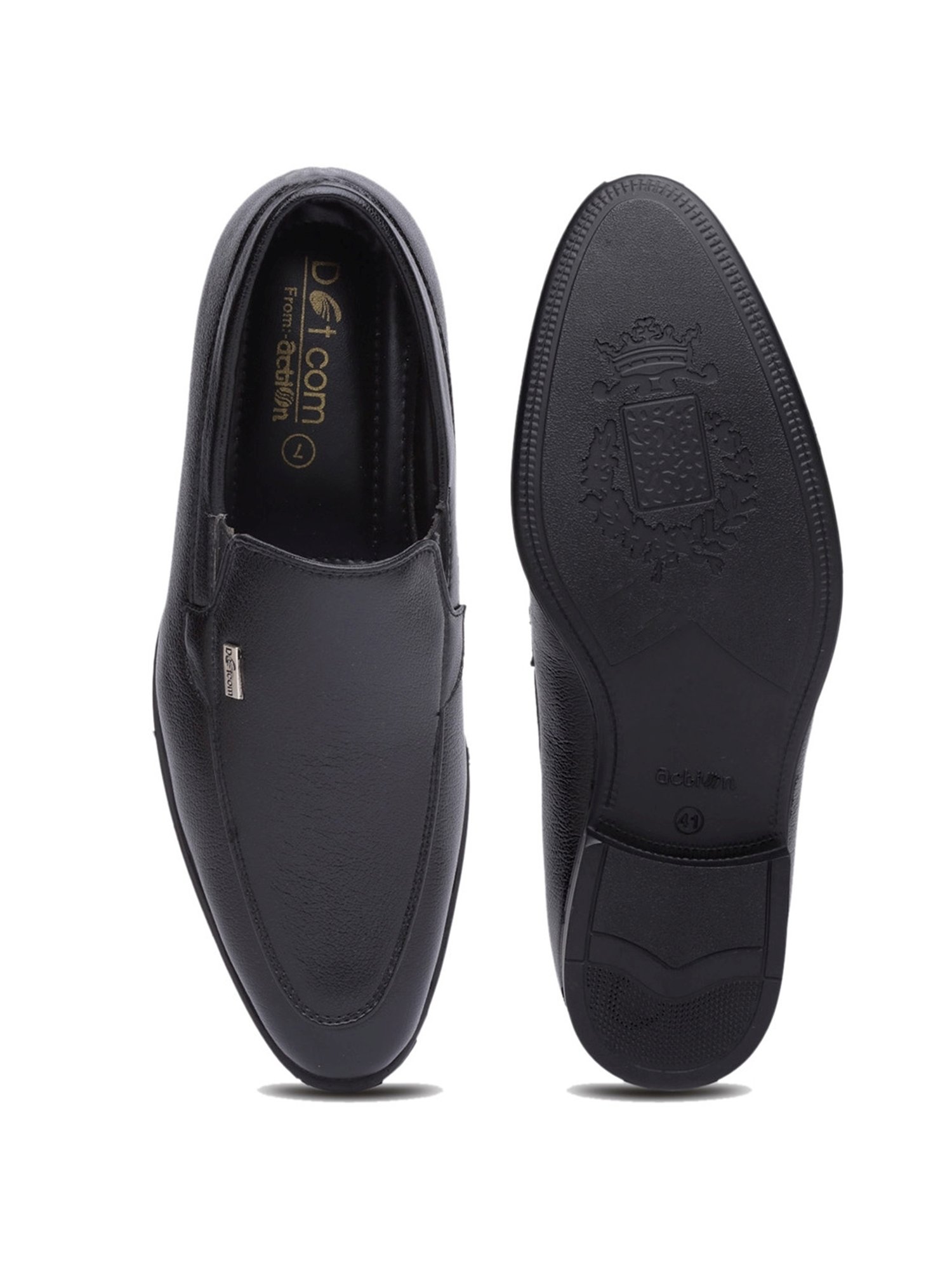 Action Men's Black Formal Loafers