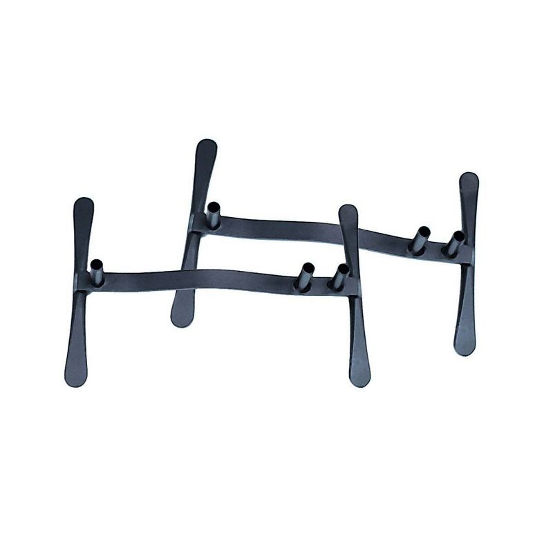 19.75" Tall Iron Display Feet for Tuileries Arbor Black Powder Coat Finish - Achla Designs