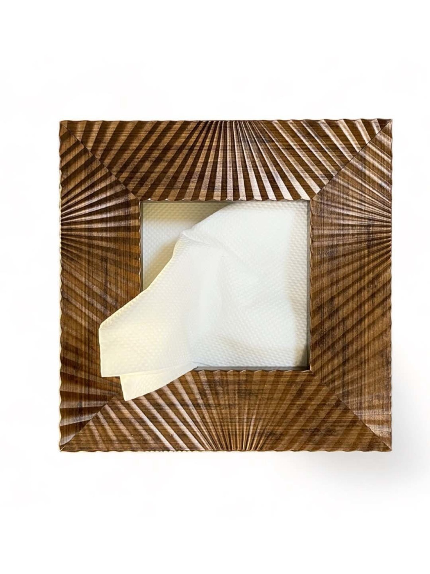 20" White Napkin with Red and Green Tassels Set of 4 pc White - SARO Lifestyle