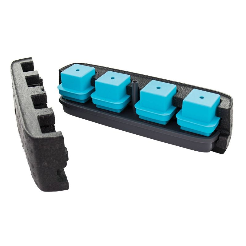 Tovolo King Cube Clear Ice System (Set of 4) Ice Blue