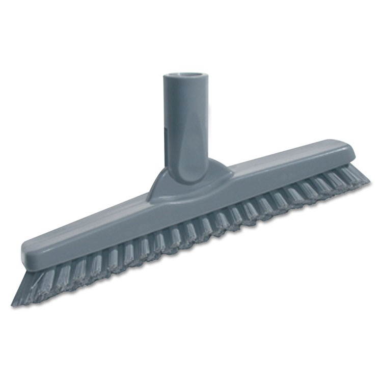 Unger Industrial LLC SmartColor Swivel Corner Brush 8 2/3" Gray Handle CB20G