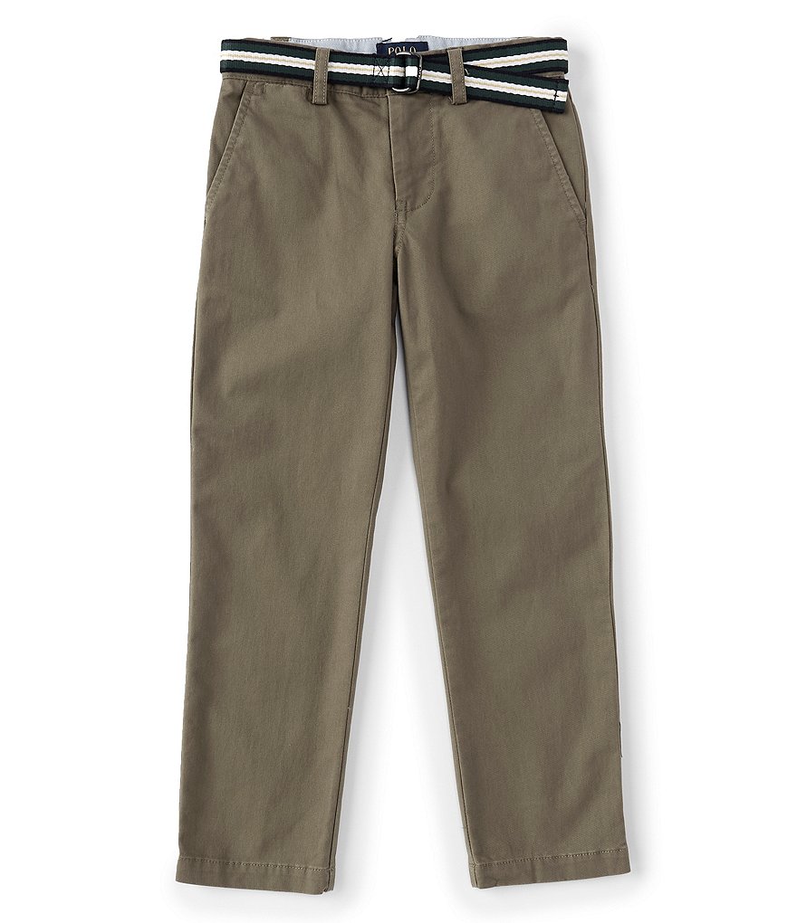 Polo Ralph Lauren Little Boys 2T-7 Belted Slim-Fit Stretch Twill Chino Pants