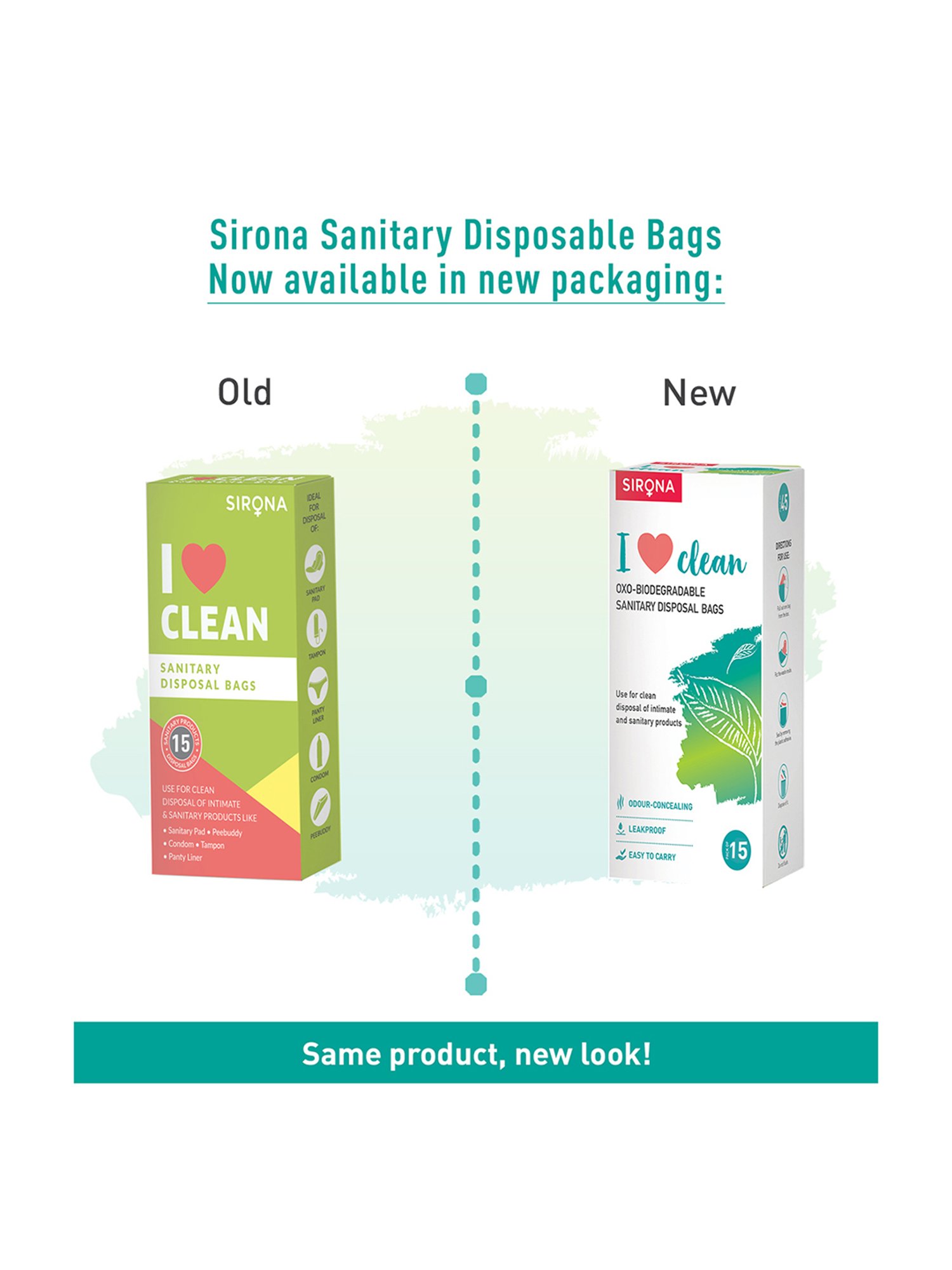 Sirona Sanitary Disposal Bags - 15 Bags