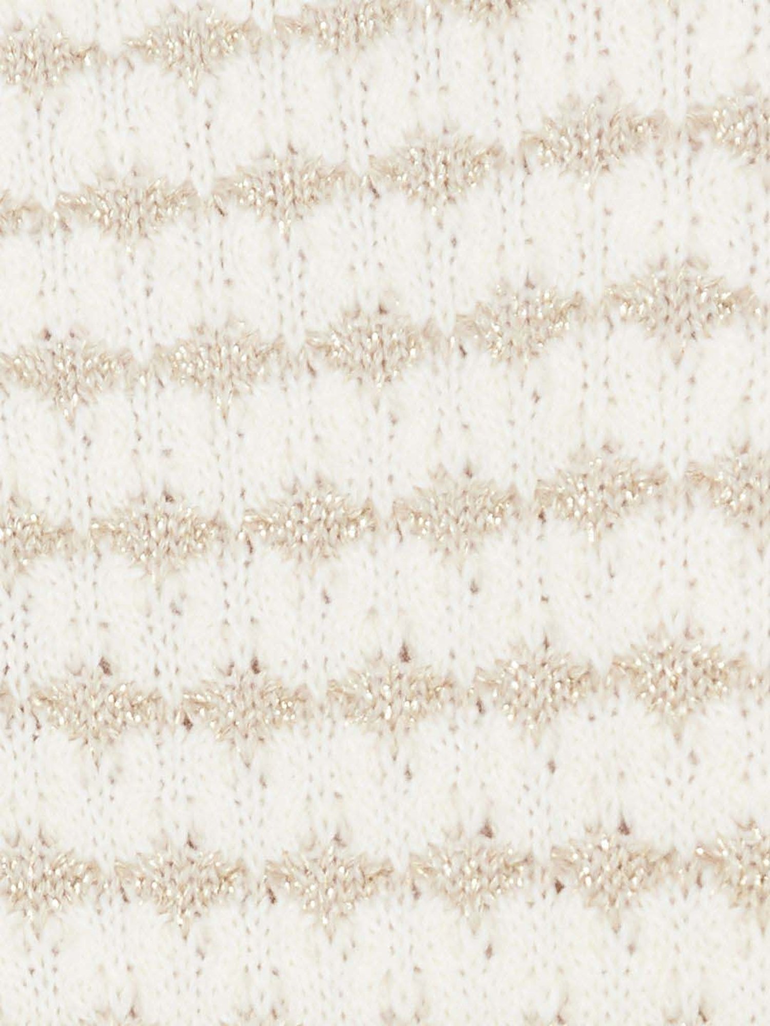 Code by Lifestyle Off-White Self Pattern Top