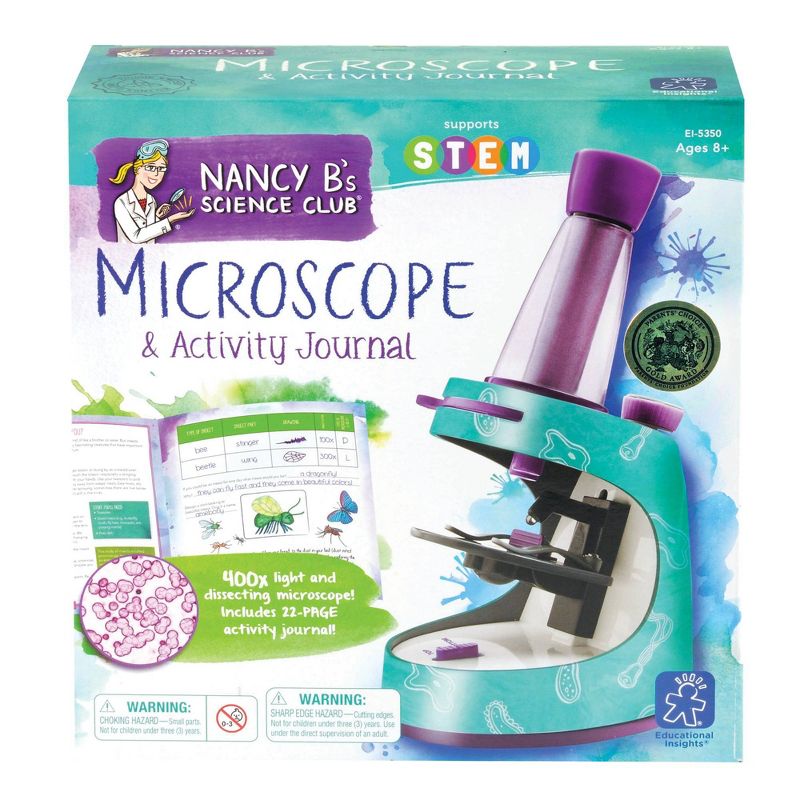 Educational Insights Nancy B's Science Club Microscope and Activity Journal
