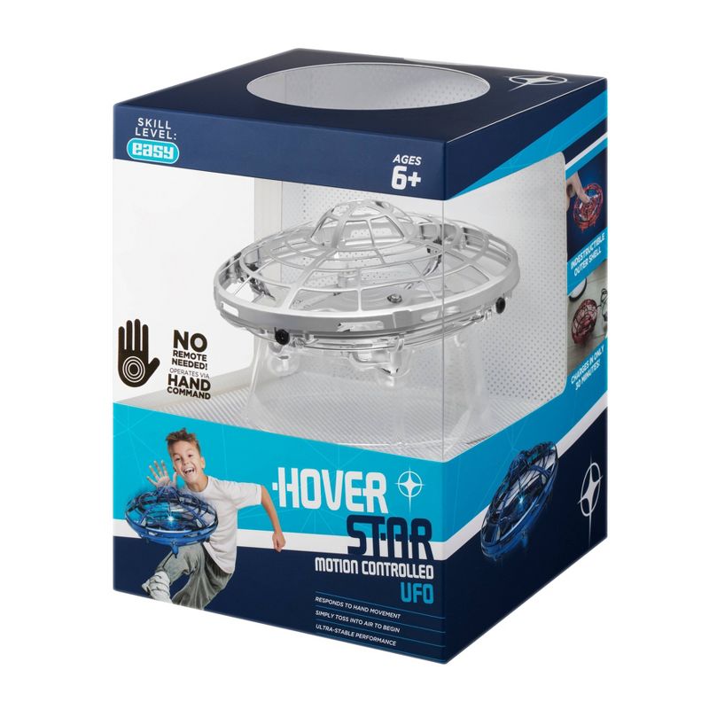The Original Hover Star Motion Controlled UFO- Silver