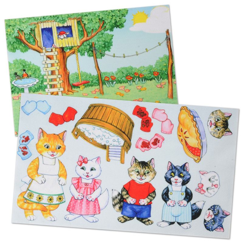 Story Time Felts The Three Little Kittens Who Lost Their Mittens Felt Board