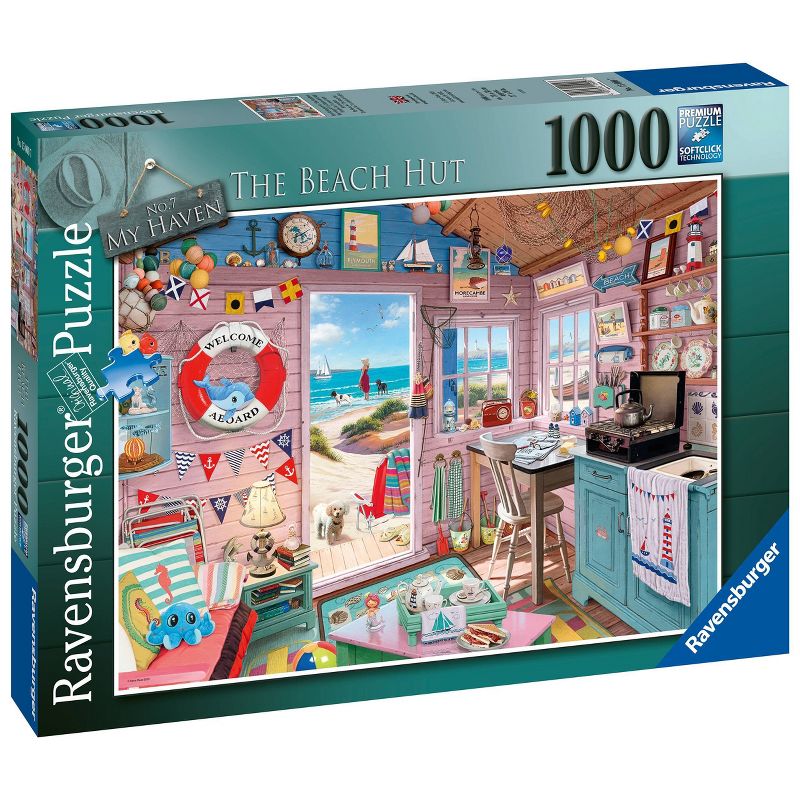 Ravensburger The Beach Hut Jigsaw Puzzle - 1000pc