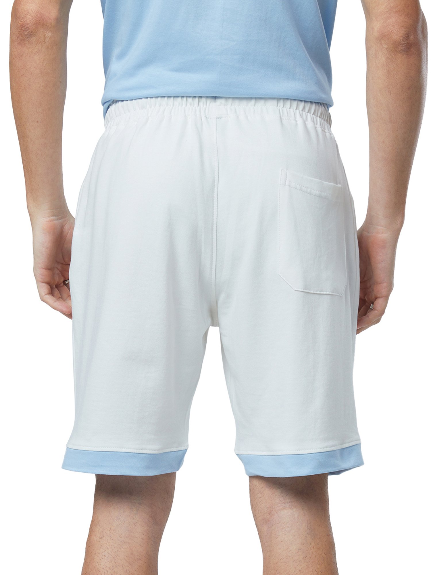 The Souled Store White Manchester City Logo Shorts