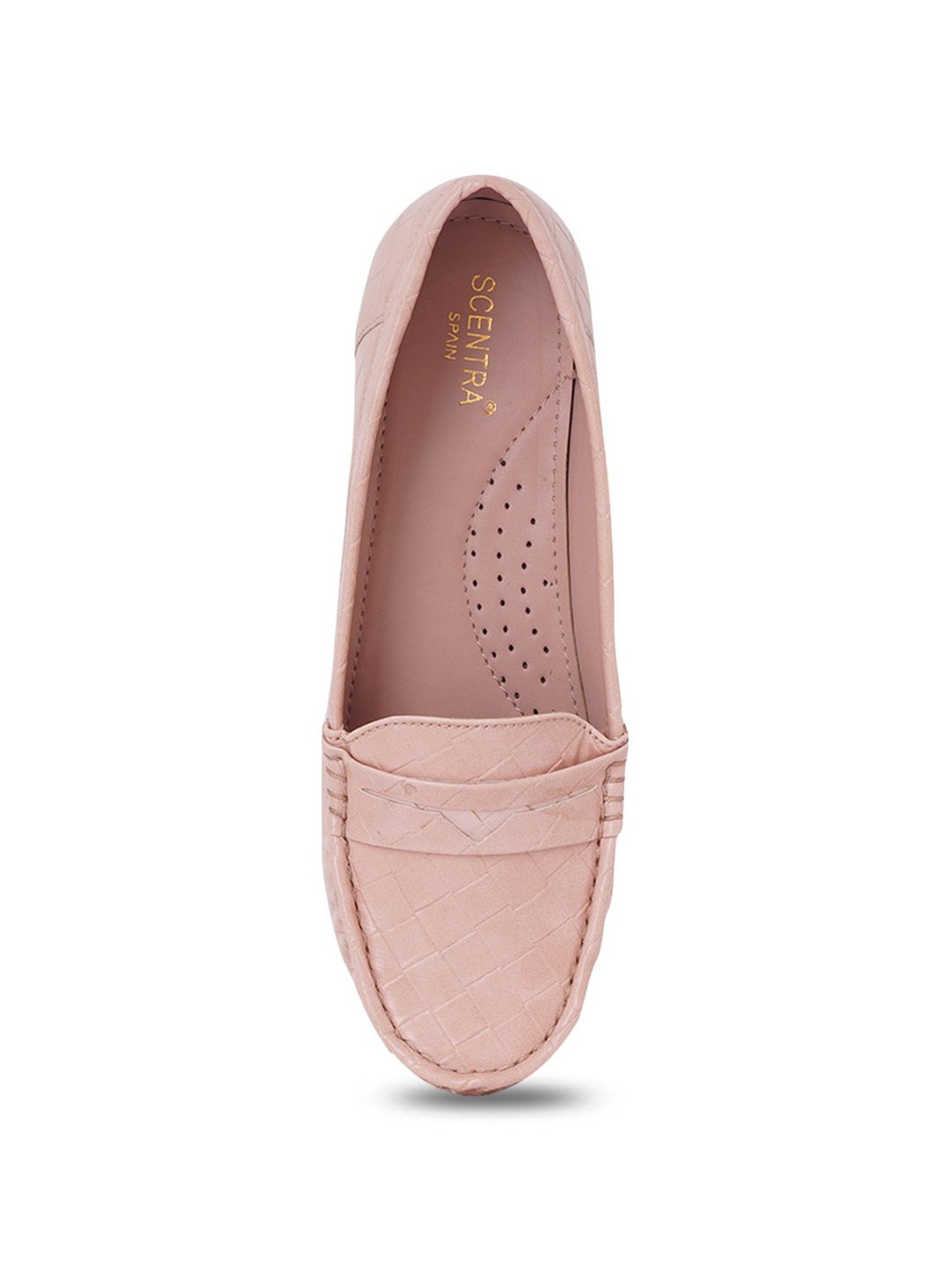 Scentra Women's Pink Casual Loafers