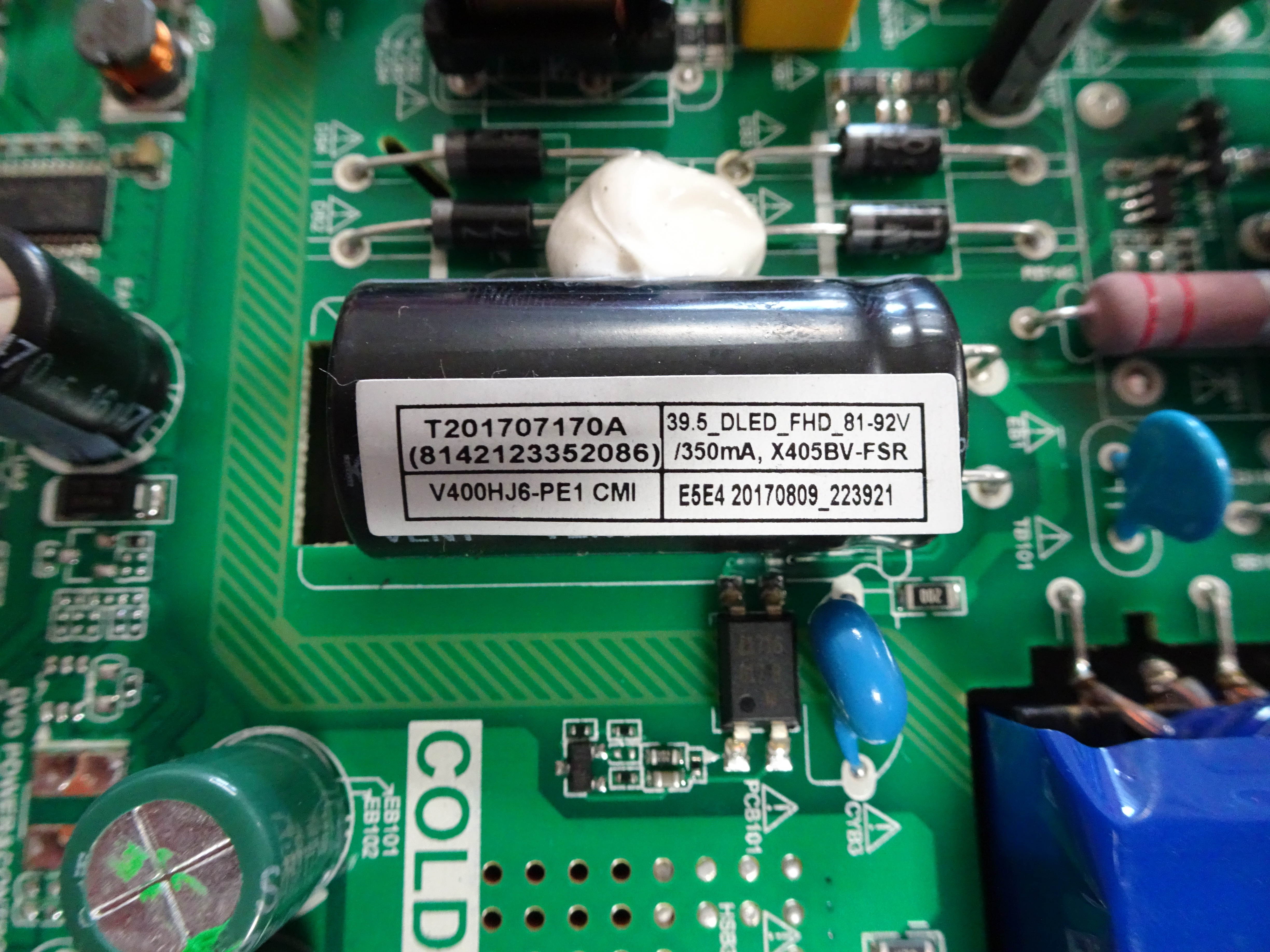 Sceptre TP.MS3553.PB753 Main Board for X405BV-FSR CNTV53DB H40