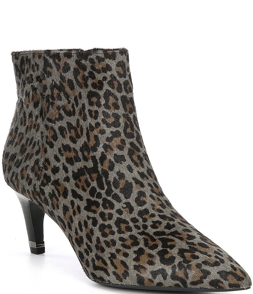 Preston & York Dolores Leopard Print Haircalf Booties