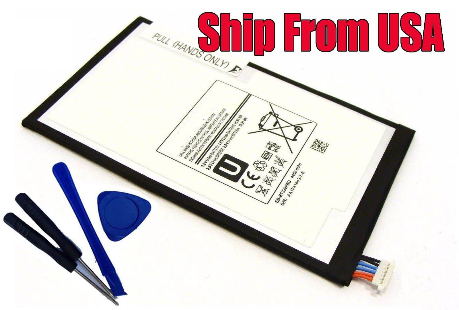 Tablet Battery F Samsung Tab 4 8.0" SM-T330 T335 EB-BT330FBE 4450mAh 3.8V + Tool