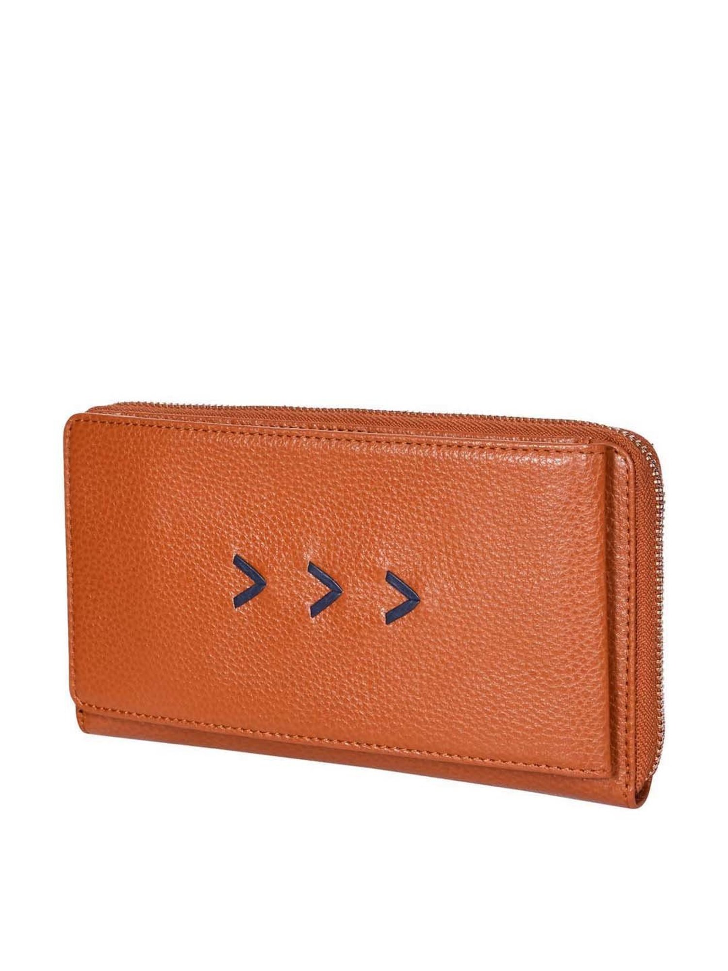 SASSORA Brown Textured Mobile Pouch