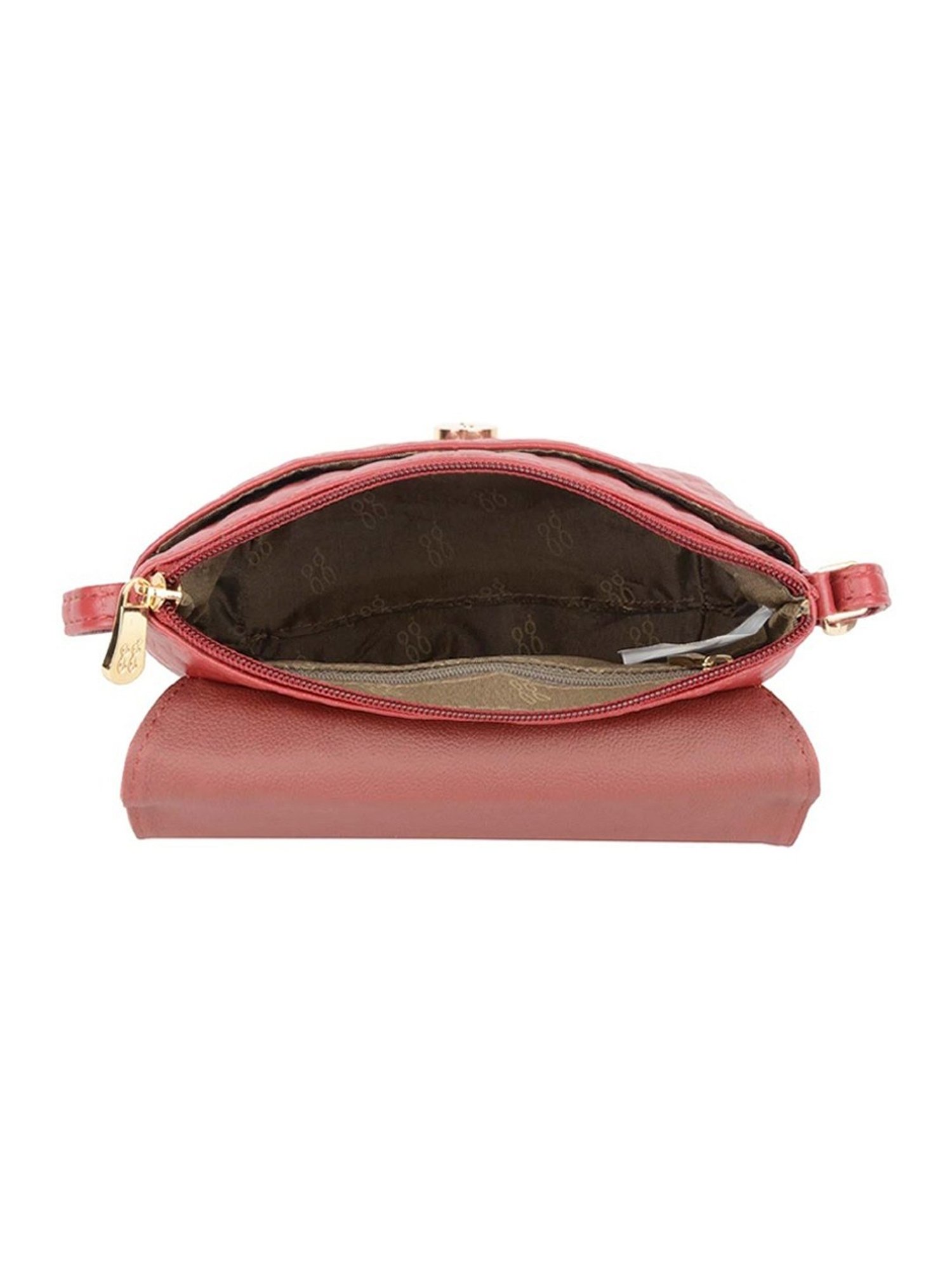 Baggit Red Quilted Small Satchel Handbag