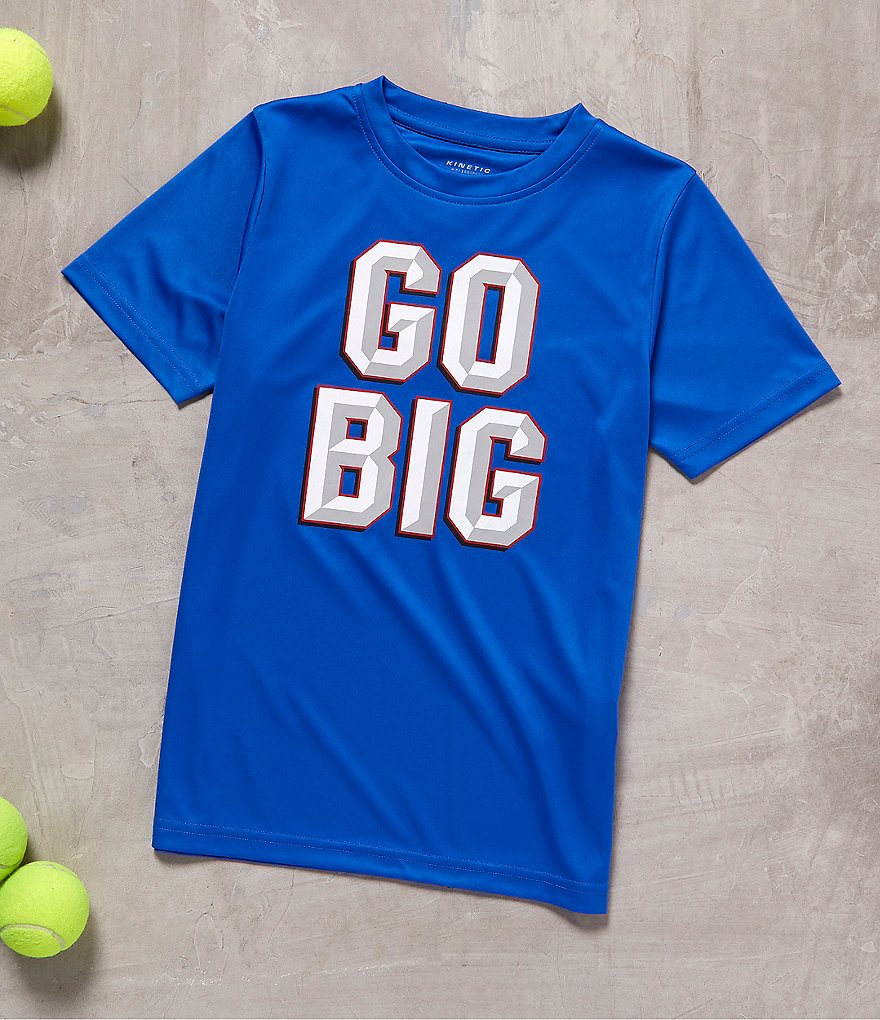 Kinetic by Class Club Big Boys 8-20 Short-Sleeve Go Big Screen Tee