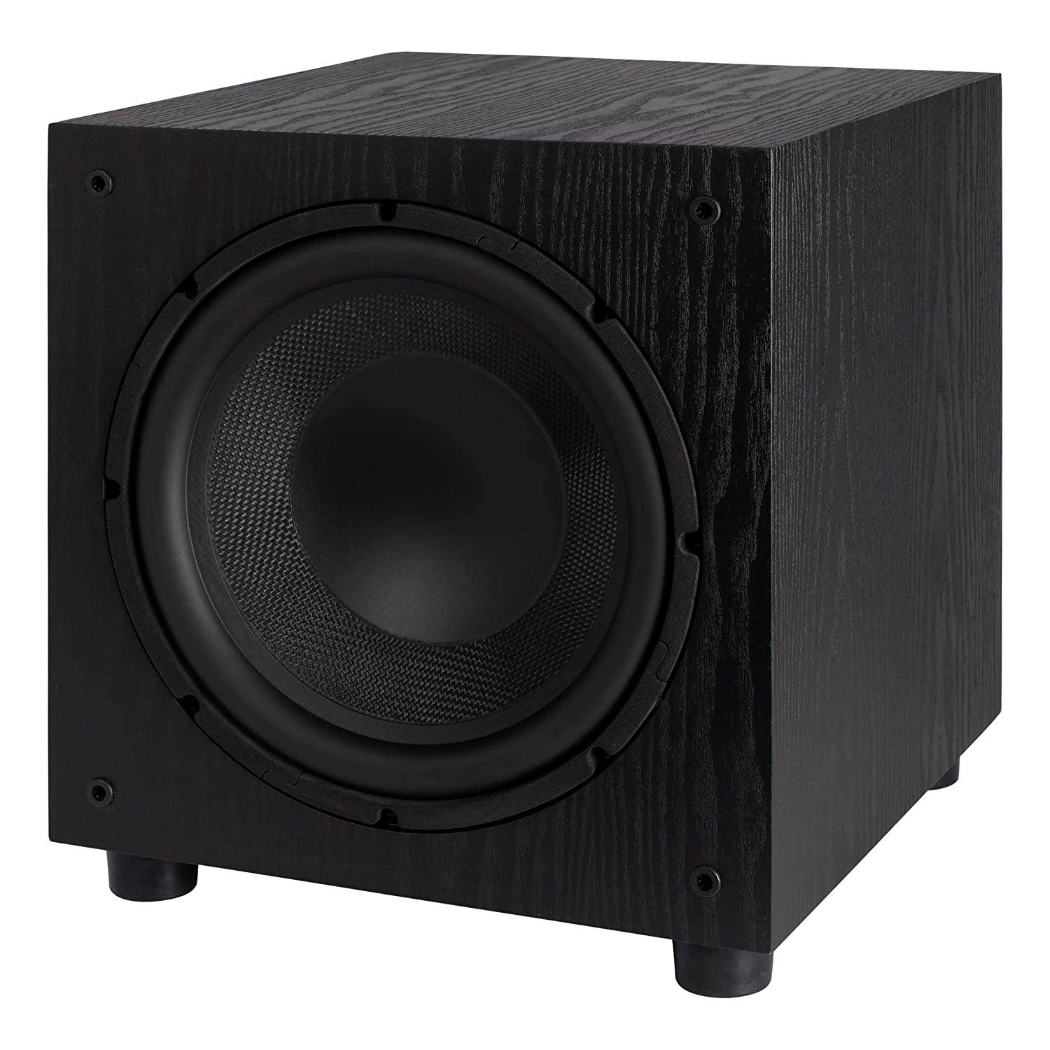 Elac SUB1010 120 Watt 10" Powered Subwoofer, Black, SUB1010-BK