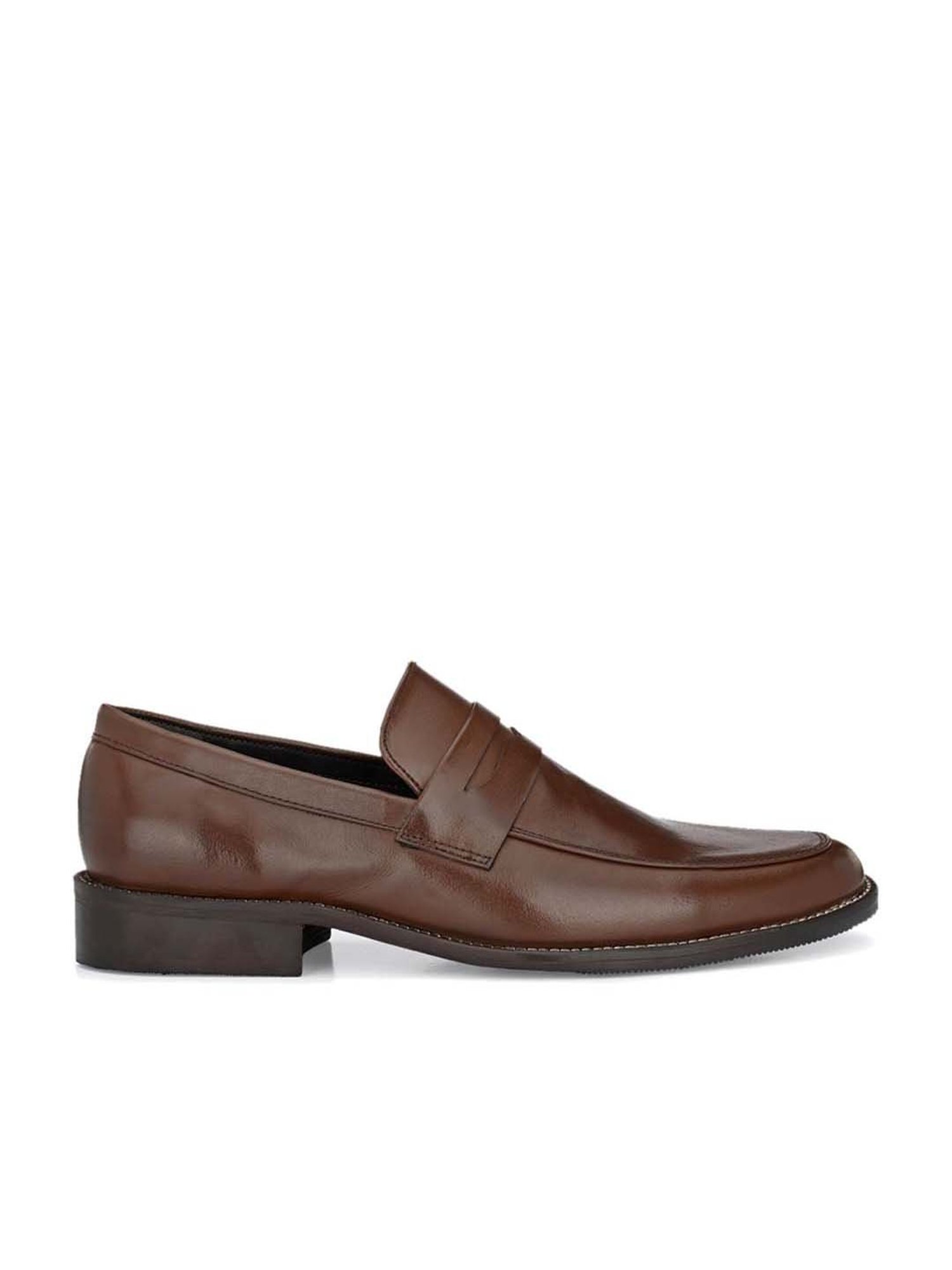 Carlo Romano Men's Brown Formal Loafers