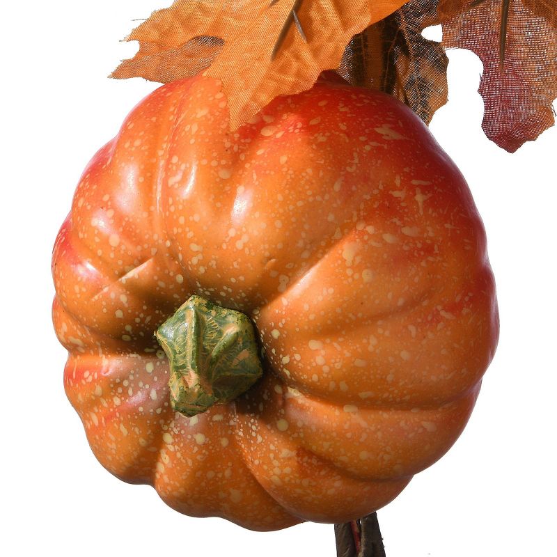 National Tree Company Pumpkin Garland Orange (72")